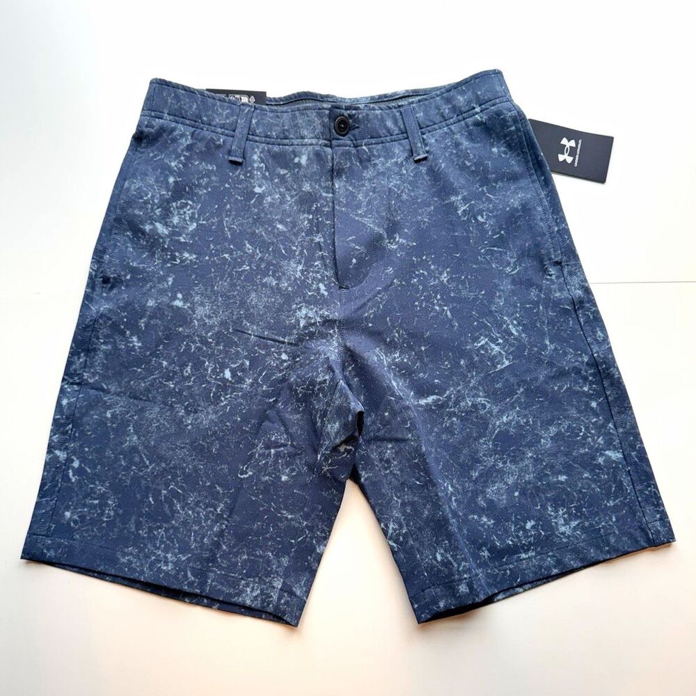Under Armour Men's Blue UA Golf Printed Shorts 30x10 AOP 1377303
